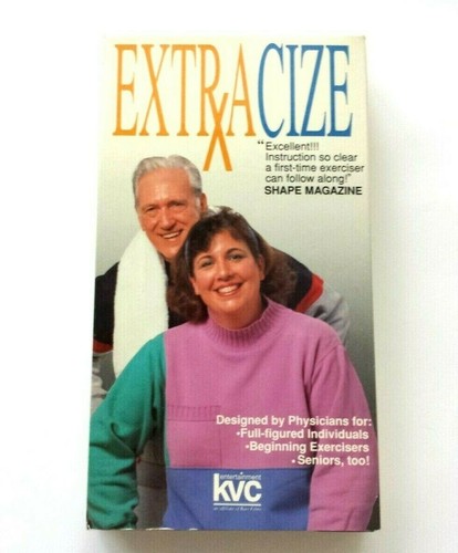 EXTRACIZE EXERCISE WORKOUT FOR SENIORS ~ FULL FIGURED ~ BEGINNERS VHS VIDEOTAPE - Picture 3 of 5