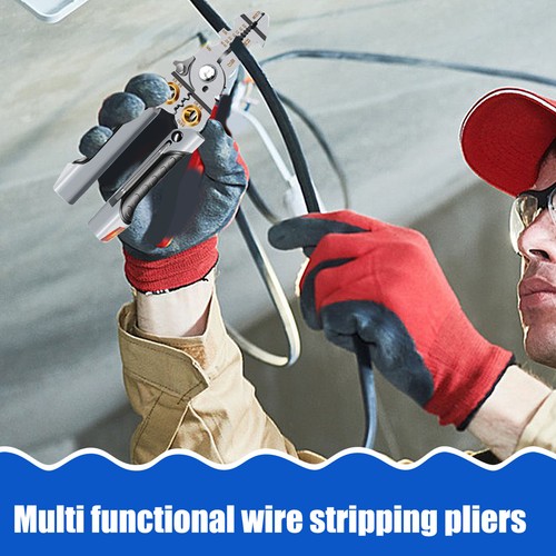 Multi Functional Wire Stripping Pliers Wire Stripper Cutter Wire Stripping Tool - Picture 12 of 12