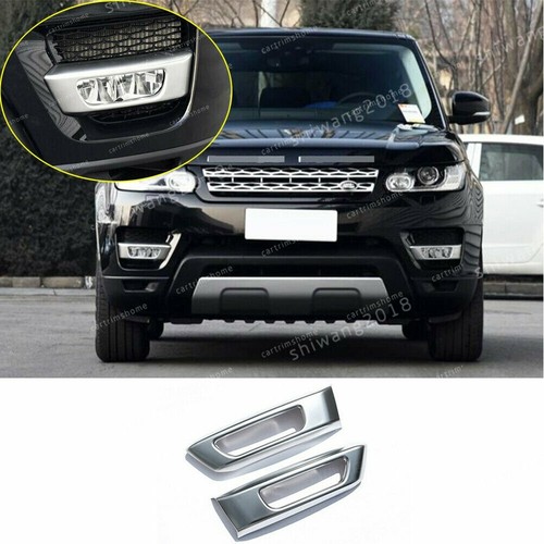 6*Front Fog Light +Side Fender Air Vent Cover Trim For Range Rover Sport 2014-17 - Picture 3 of 13