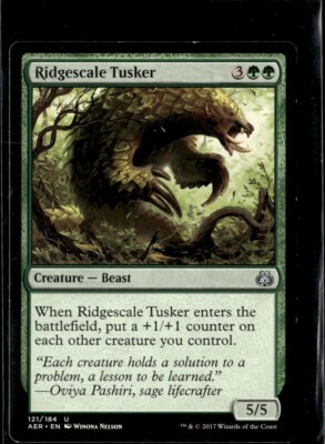 MTG Ridgescale Tusker 121/184 Aether Revolt Lot 2 LP