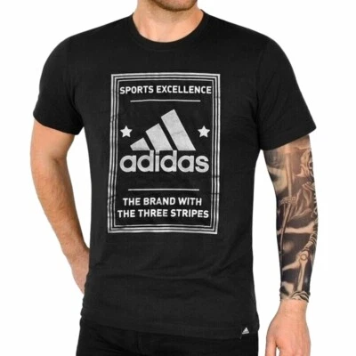 Adidas QQR Performance T-Shirt Kinder Logo Graphic Jungen Schwarz/Silber Gr.164 - Bild 1 von 4