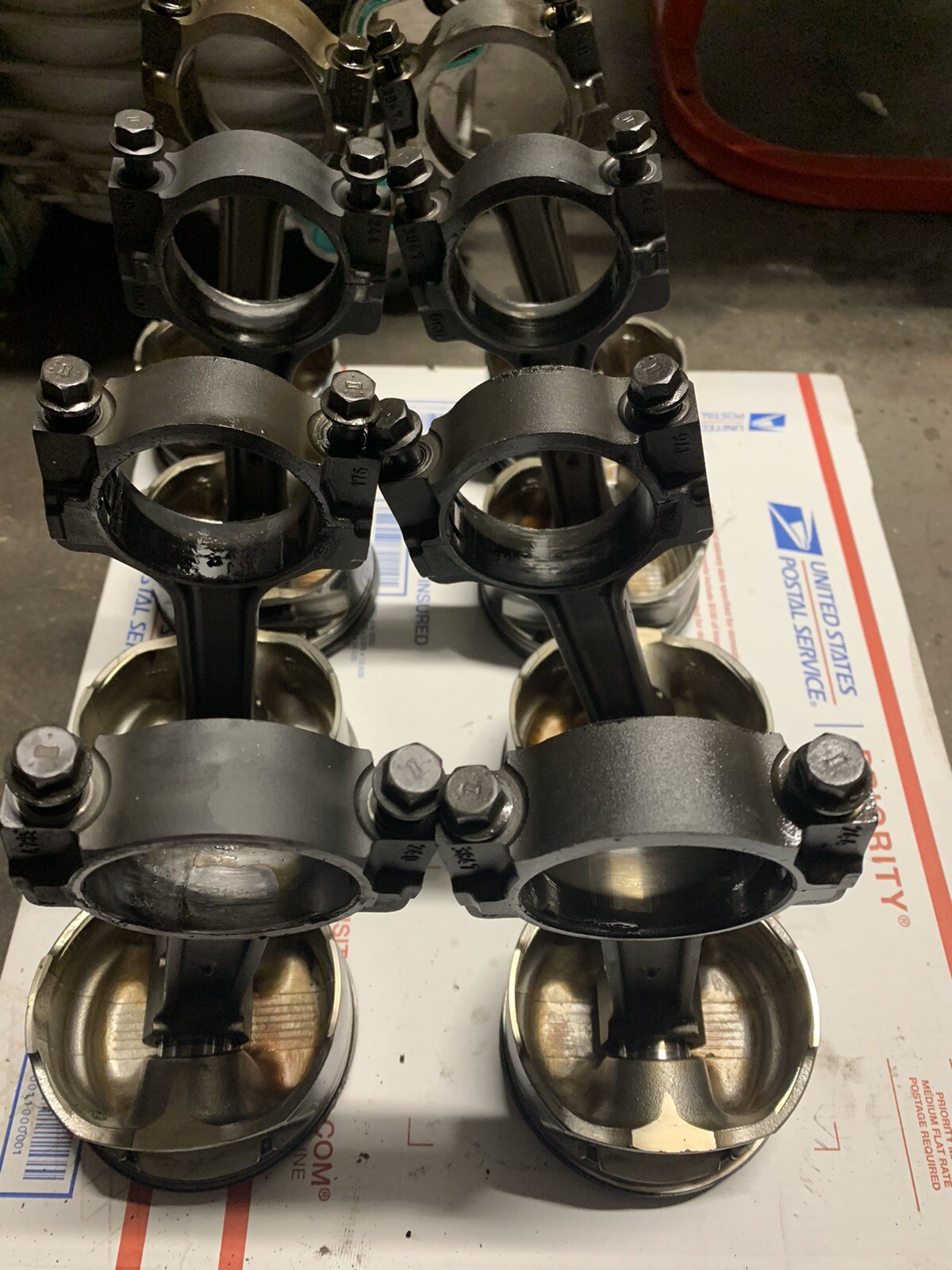 2006 LS2 6.0L Trail Blazer SS OEM Rods Pistons Floating Pins GM Pontiac