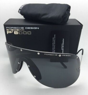 New PORSCHE DESIGN Silver Shield Sunglasses P'8479 B as Worn by KIM  KARDASHIAN