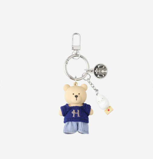 【韓国スタバ】Harry Potter★Harry Potter Bearista Keychain Starbucks x Harry Potter Bearista Keychain Set, (100