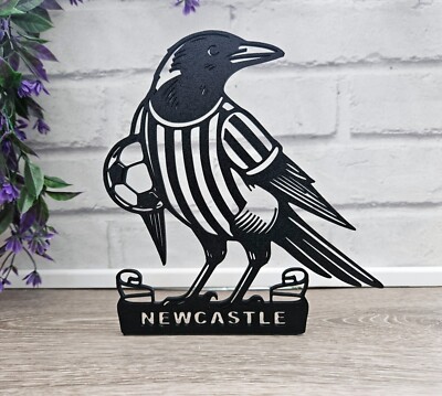 Newcastle Elster Wandbild, Fußball Geschenk Fußball Deko Fußball