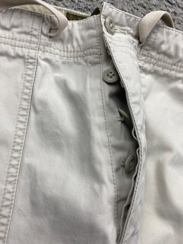 Vtg American Eagle Cargo Pants Men Small Baggy Parachute Button Fly Skater Y2K - Picture 9 of 11
