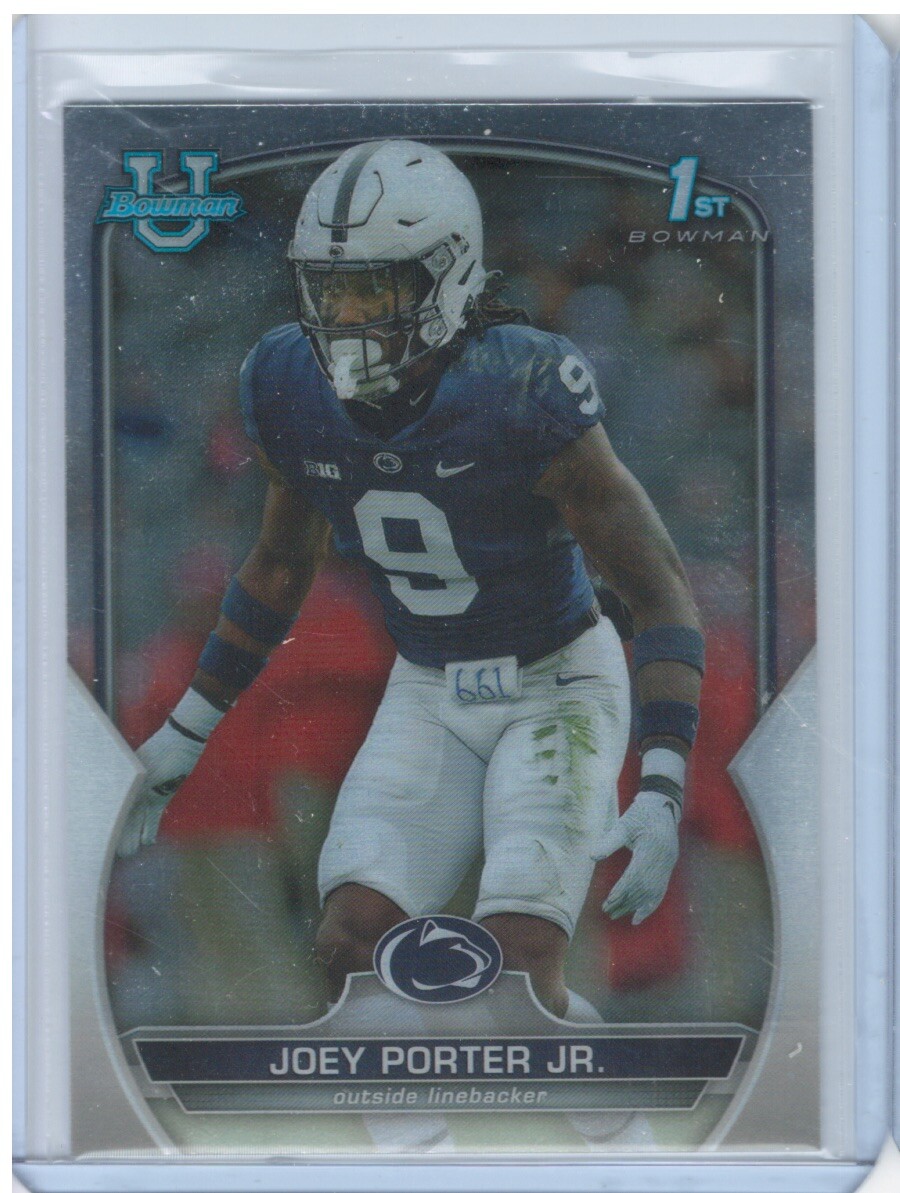 2022 Bowman Chrome University 79 Joey Porter Jr. Penn State Nittany Lions
