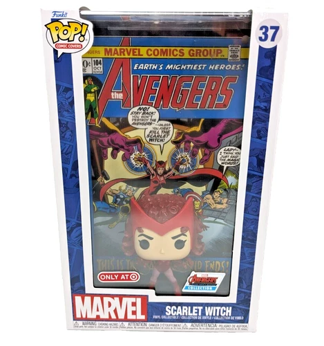 Funko Pop! Marvel Comics Cover SCARLET WITCH Avengers 104 Target Exclusive 37