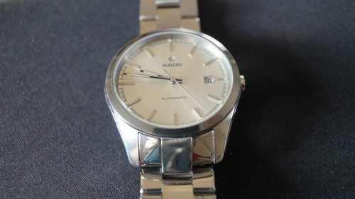 RADO Hyperchrome Automatic watch silver Dial Steel Ceramic Titanium date @3 READ - Picture 15 of 24