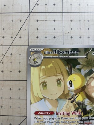 Pokemon Stage 1 Lillie's Ribombee Card #164/159 JTG English Pulled