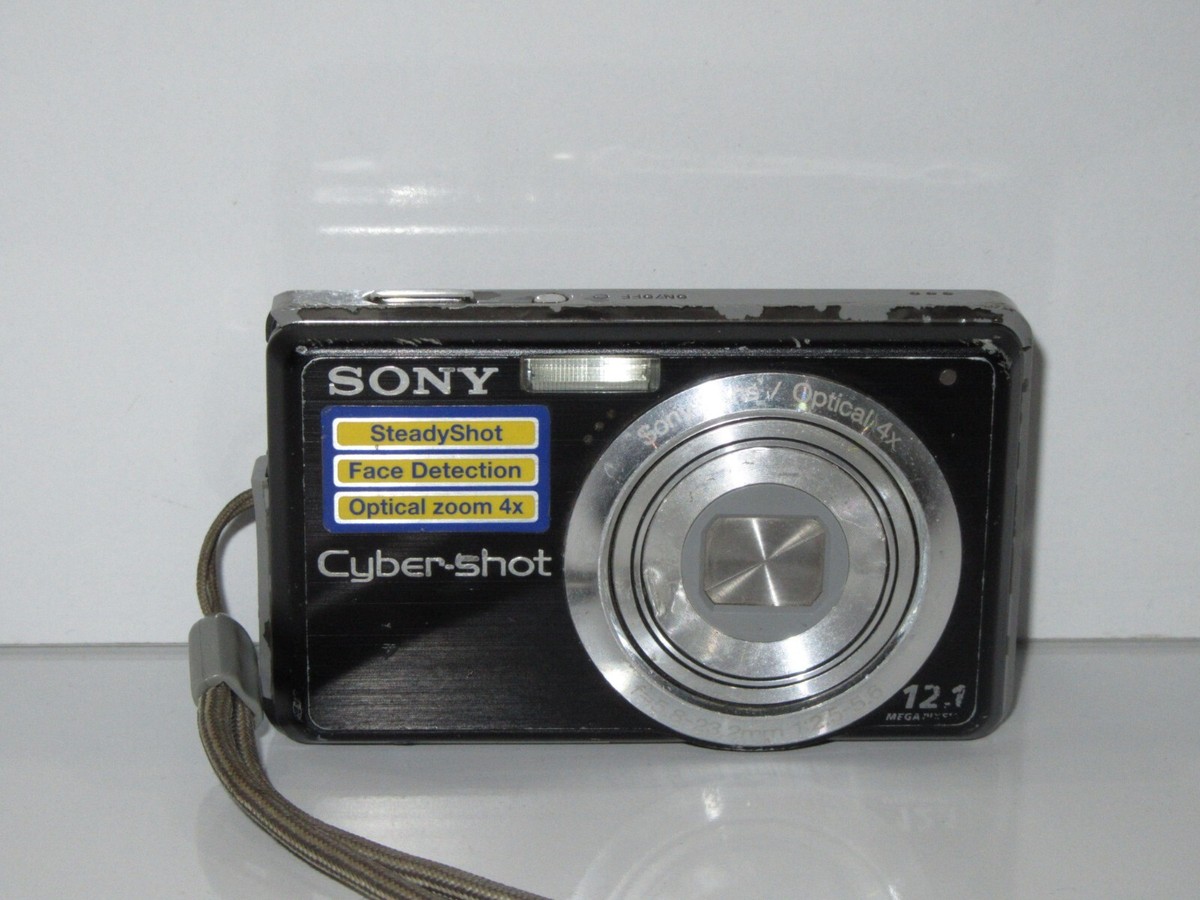 Sony Cyber-shot DSC-S980 12.1MP Digital Camera - Black