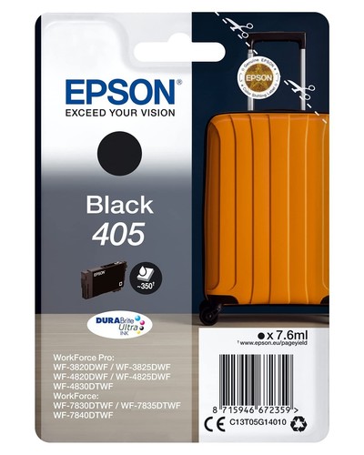 Cartuccia Epson 405 nero C13T05G14010 originale per Epson WF4820,4830,3825,3820,