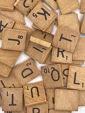 Scrabble Vintage Letter Tiles Genuine Game Replacement Pieces Crafts You Pick