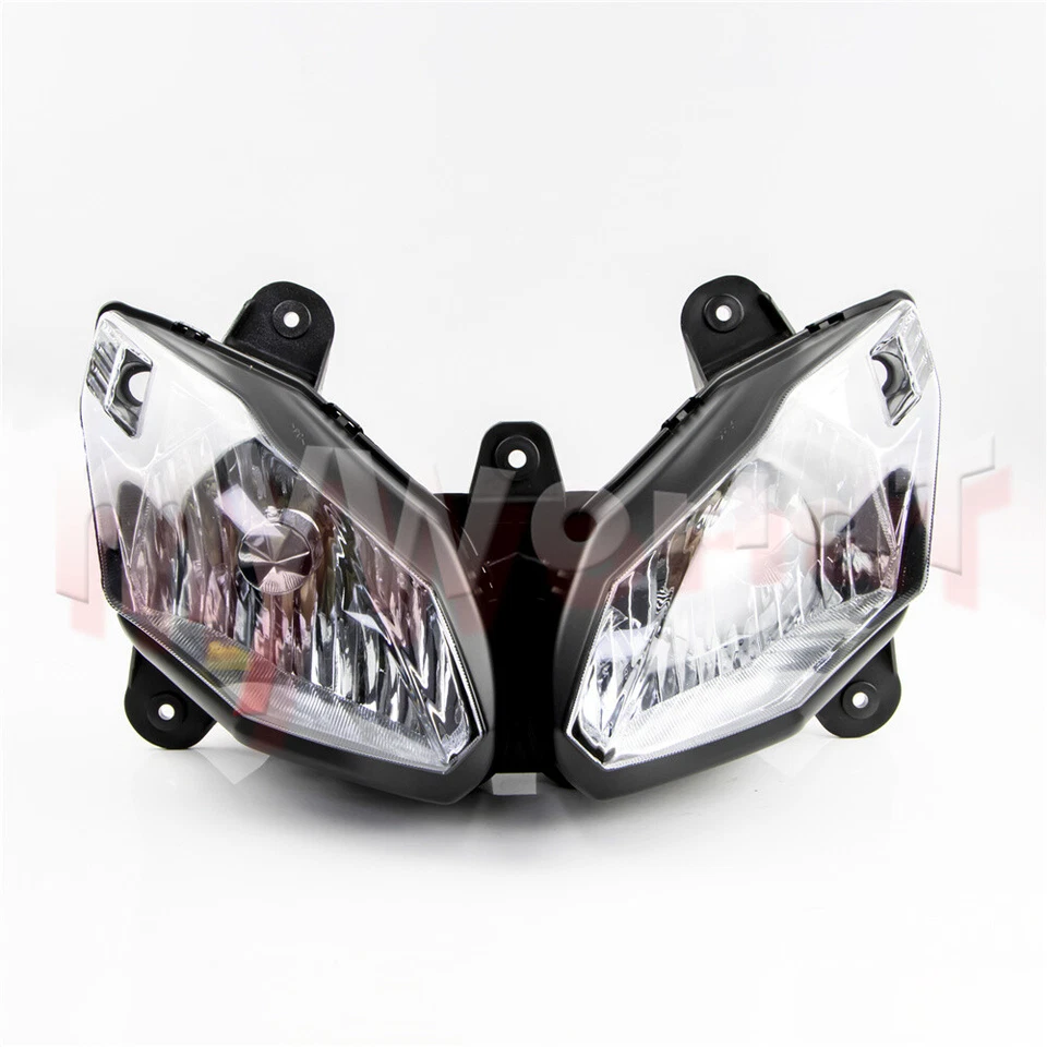 Ajuste para Kawasaki Ninja 650 2012-2016 EX650 Conjunto de faros Luz de faros Foto 2 de 4