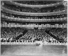 8" x 10" 1888 Photo The Interior of the Metropolitan Opera House, New York
