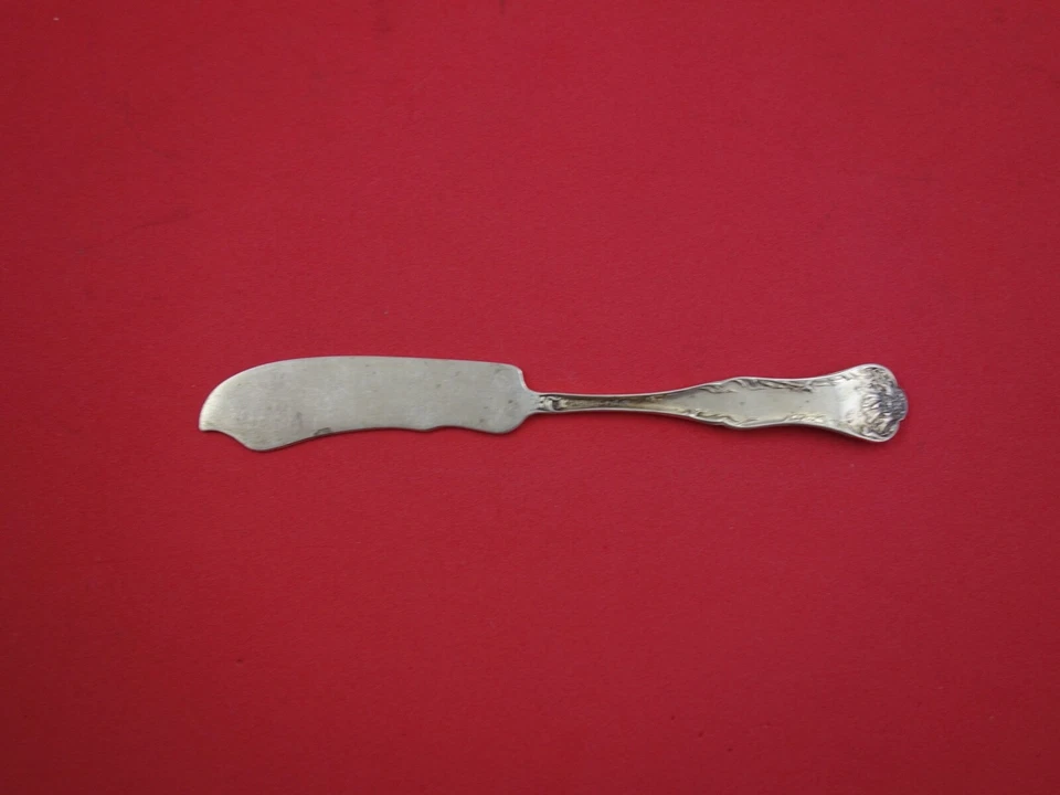 Yetive от Mount Vernon из чистого серебра разбрасыватель масла плоская ручка 5 1/4" - Изображение 2 из 2