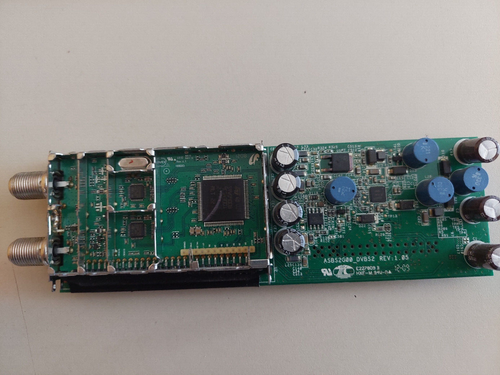 PCB Platine ASBS2G00_DVBS2 REV: 1.05 E227809 B HXF-M 94V-0 DK02-48 | eBay