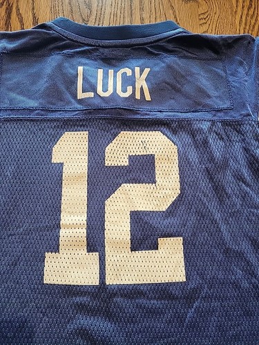 Reebok Andrew Luck Indianapolis Colts Jersey Youth Size L Boys NFL FOOTBALL - Picture 10 of 10