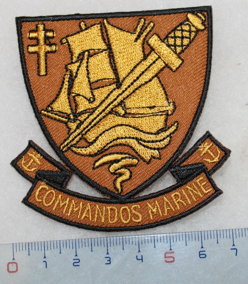 insigne commando Marine force spéciale ,FUSCO ,béret vert