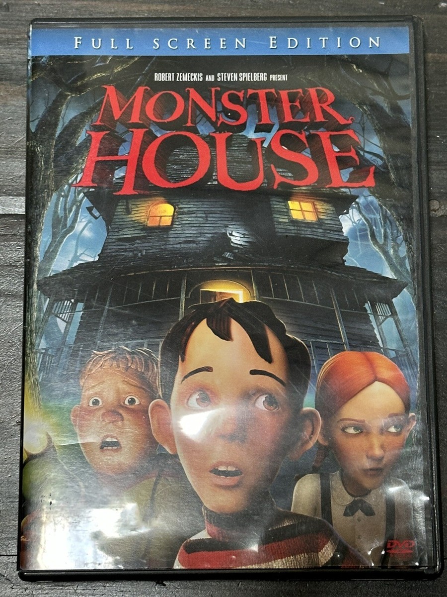MONSTER HOUSE DVD Fun FAMILY HALLOWEEN CLASSIC Full Screen Edition