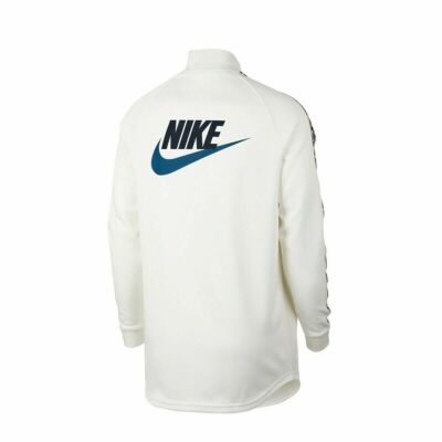 Nike Sportswear Taped Poly Full-Zip Track Jacket Sail White NEW