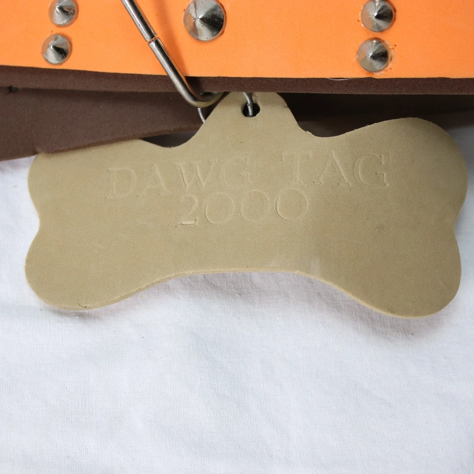 4件装克利夫兰布朗队狗皮带摇头公仔皮带扣邮票复古罕见发现 — 第 3/4 张图片