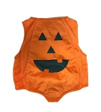 Toddler Girl or Boy Padded Pumpkin Halloween Costume Size 2T Pretend Play EUC