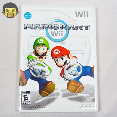 Mario Kart Wii Game CIB Nintendo Wii 2008 Complete with Manual Reg Card & Ad C