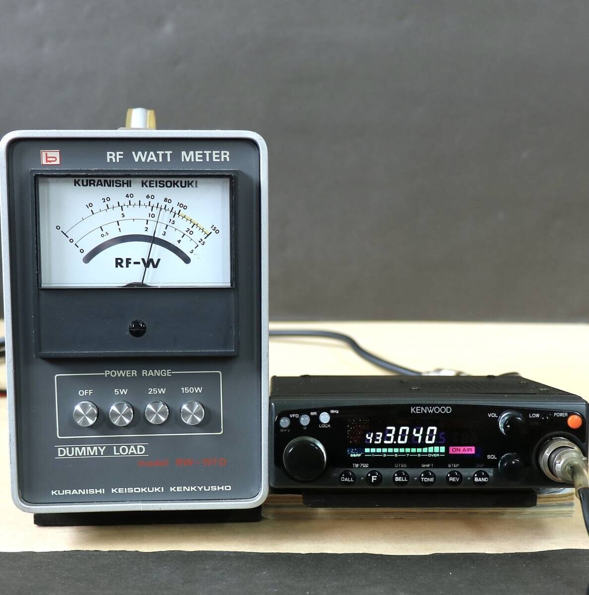アマチュア無線機　KENWOOD TM-702（144/430MHz）動作品 Yahoo!オークション -「kenwood tm-702」の落札相場・落札価格