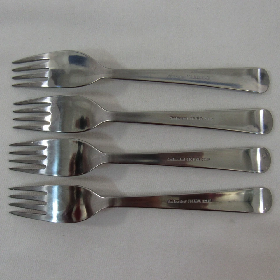 4-Pack IKEA Dragon Stainless Steel Forks Dinner Flatware Glossy New 005.155.27 - Image 3 of 4