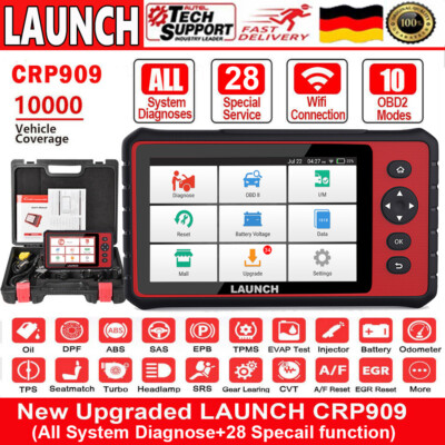 Launch CRP909 KFZ OBD2 Diagnosegerät Fehler Auslesegerät Auto ALLE SYSTEM TPMS