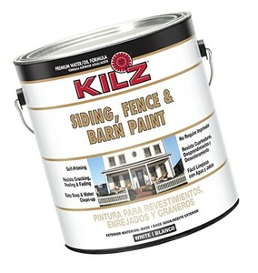 Kilz Exterior Siding Fence And Barn Paint White 1 Gallon