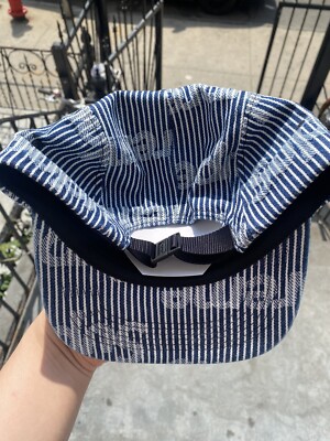 Supreme Denim Camp Cap Stripe 新品 シュプリーム Supreme Denim Camp Cap (SS24) - $48