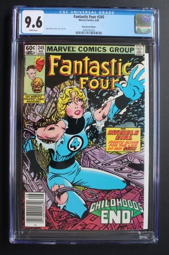 FANTASTIC FOUR 245 1st AVATAR aka ADULT Franklin Richards 1982 Newsstand CGC 9.6