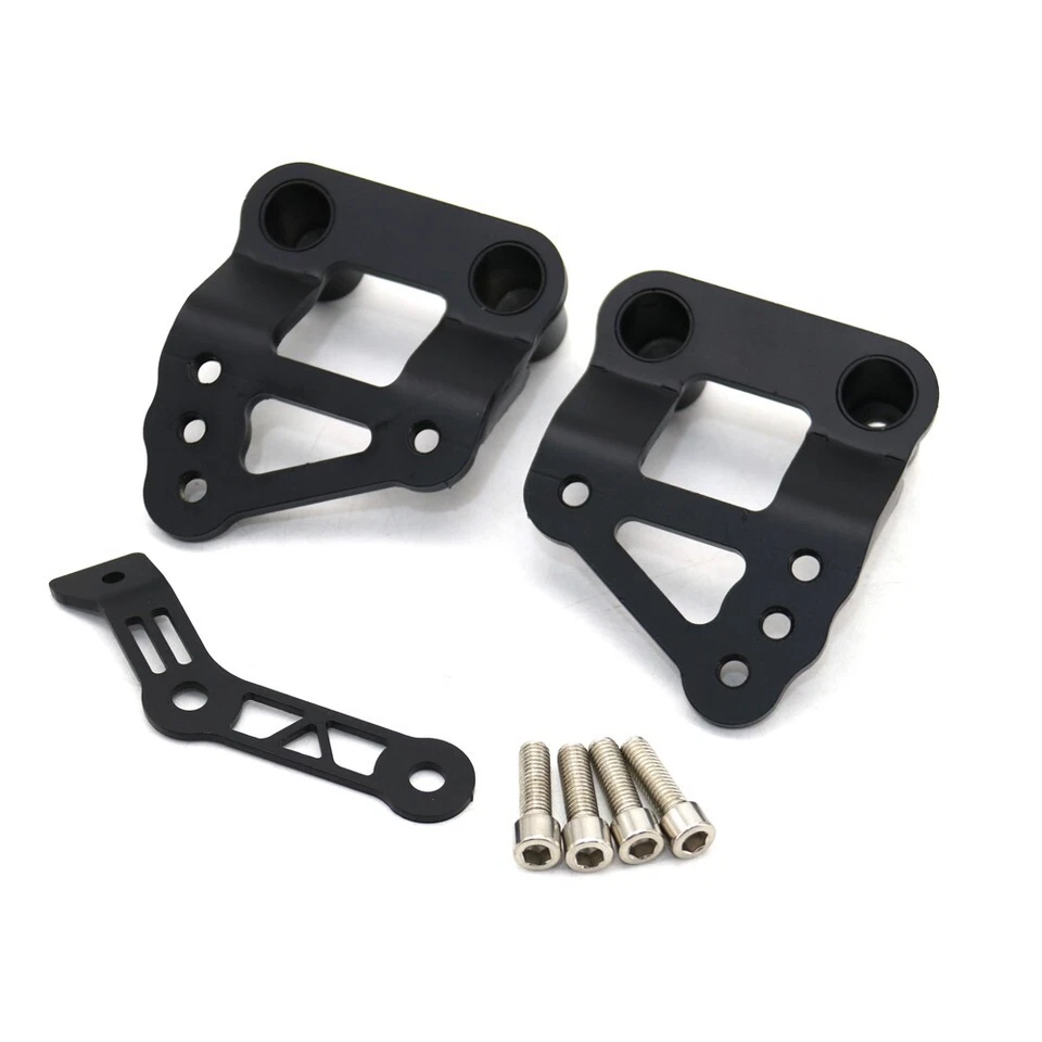 PARA YAMAHA MT-09 FZ-09 XSR900 2014-2021 reposapiés de pasajeros reubicación clavija de pie Foto 4 de 4