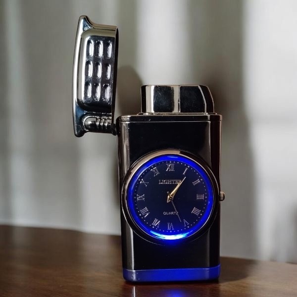 With Quartz Watch - Blue Led Glow - Windproof