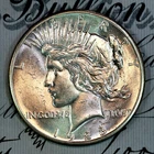 * 1928-P * NEAR+ GEM BU MS PEACE SILVER DOLLAR * FROM ORIGINAL COLLECTION