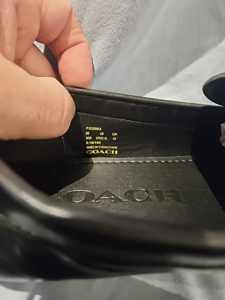 Coach Mott Drivers Size 10 Mens - Image 3 of 4