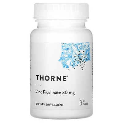 Thorne Zinc Picolinate 30mg, 60 capsules