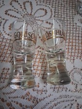 Vintage/ Retro Barset Of 2 Goldschlager Liqueur /Shot Glasses
