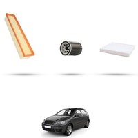 Hoffcar Set Service - 3 Filter FüR Fiat Punto III 1.4 57Kw Von 2012