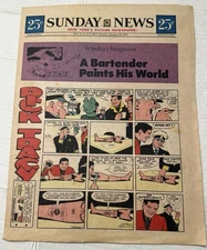 Sunday News Comic Strip Newspaper Insert Dick Tracy January 28 1973