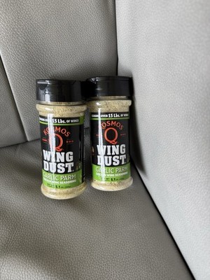 Kosmos Q Wing Dust Garlic Parm Chicken Wing Seasoning - 5.1oz 2 Pack Bb 2/3/27