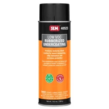SEM Rubberized Undercoating Low VOC Rust & Corrosion Prevention Aerosol 40523