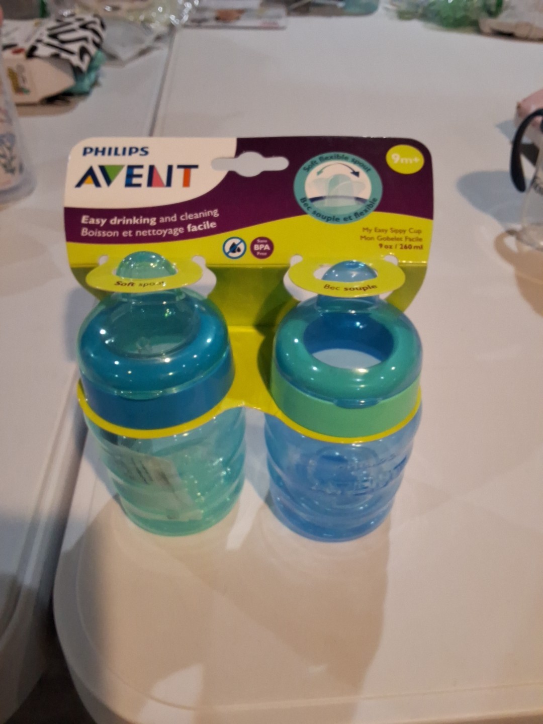 Philips Avent My Grippy Spout Sippy Cups - New. Discontinued