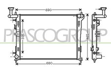 HYUNDAI I30 Radiator 2007-2011