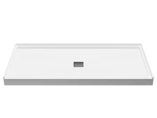 Anzzi SB-AZ101C Alexander 60" x 30" Rectangular Shower Base - White