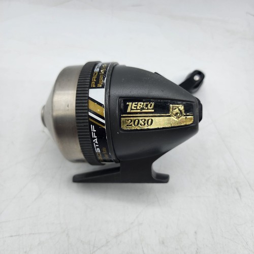 Vintage 1989 Zebco Prostaff 2030 Spincast Fishing reel Brunswick USA Works - Picture 4 of 9