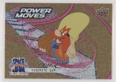 2021 Upper Deck Space Jam A New Legacy Power Moves Mega Gold Yosemite Sam hn8