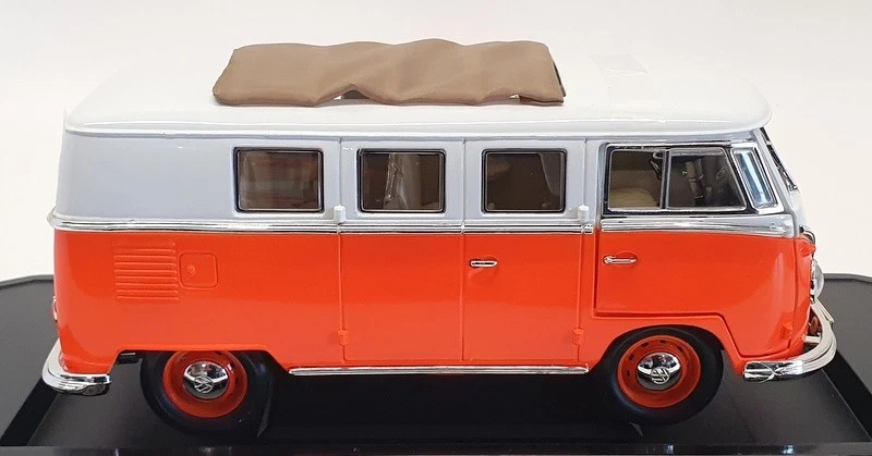 Road Signature 1/18 Scale 92327 - 1962 Volkswagen Microbus - Orange - Image 3 of 4